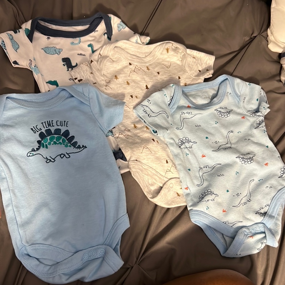 Renè Rofè Multi-Pack Onesies (Boys 0-3M)